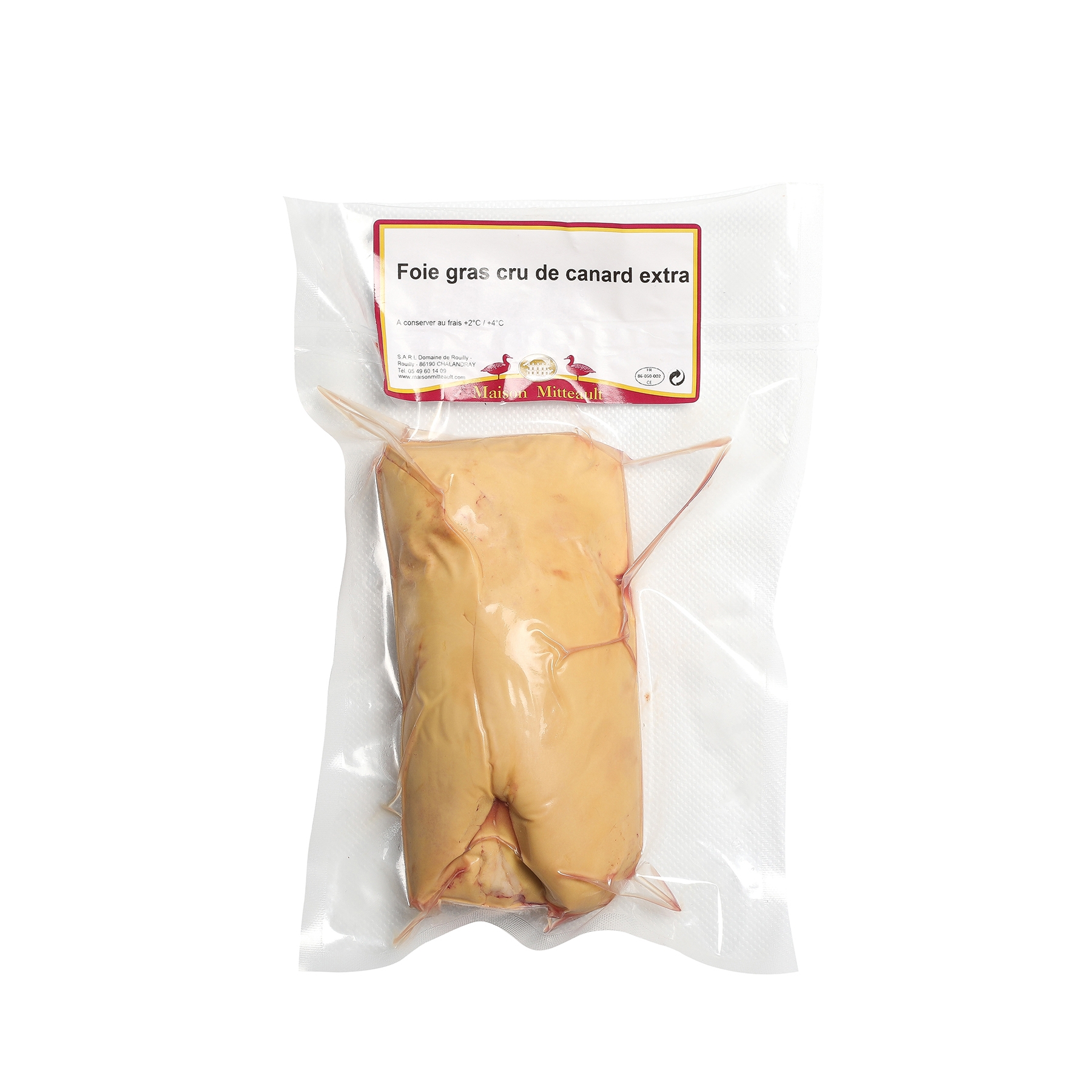 Foie gras de canard cru déveiné & assaisonné - Le Domaine d'Anet
