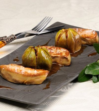 Foie gras poêlé et marmelade de figues aux épices