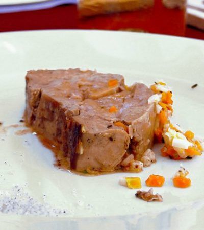 Foie gras en petit four d’argile