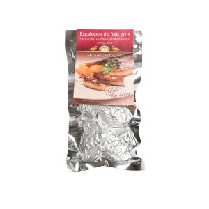 Escalopes de foie gras de canard poêlées assaisonnées